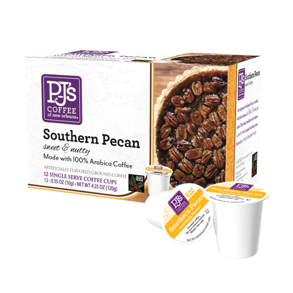 Amazon.com: PJ's Coffee Southern Pecan Single Serve Cups - Bold